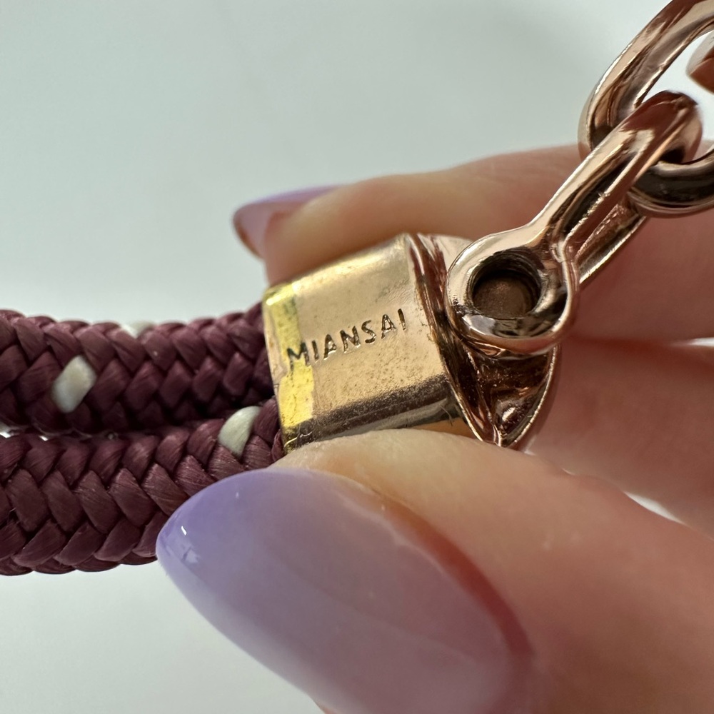 Sleek Miansai Rose gold Charm Bracelet with Intricate Detailing - Picture 7 of 8